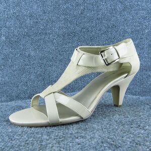 Bandolino Dreamer Women Gladiator Sandal Shoes Beige Synthetic Size‎ 9.5 Medium